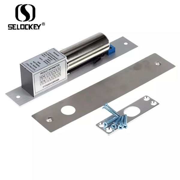 Aluminium Hook Automatic Electric Drop Bolt Frameless Glass Door Locks