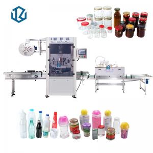 Cheap Pet Plastic Glass Bottle Sleeve Labeling Equipment Heat Packing Machine With Shrink Tunnel for sale