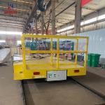 China Towing Cable Transfer Trolley 15Ton Rail Transfer Cart for sale