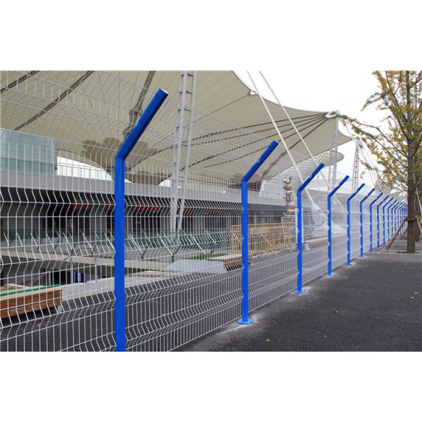 Curved Welded Wire Mesh Fence Panel For Garden With 50x100mm Hole Size