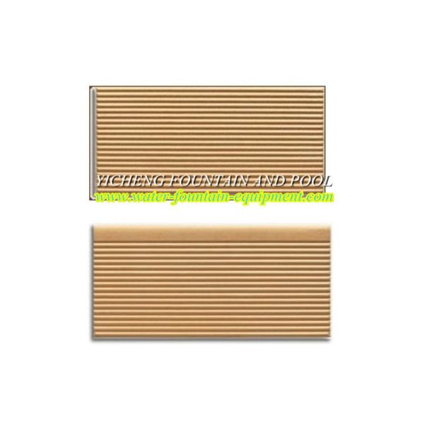 Durable Porcelain Swimming Pool Deck Tiles Eco-friendly 240 x 115mm