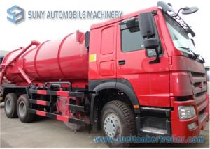 Cheap 18000 L HOWO Sewer Flushing Truck 336hp Vacuum Suction Sewage Truck for sale