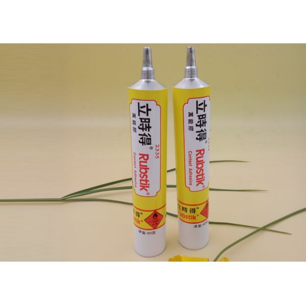 3-120ml Volume Aluminum Collapsible Tubes , Empty Glue Empty Ointment Tubes