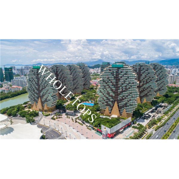 1.5MM-8.0MM Curved Aluminum Panels PVDF Coated For Hotel House Facade
