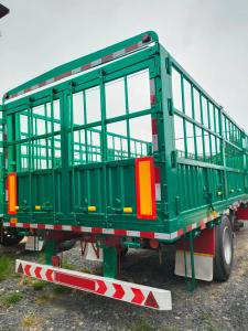 Cheap 10 foot 3 Axle Fence Cargo Trailers Bulk Stake Cargo Trailers For Sale for sale