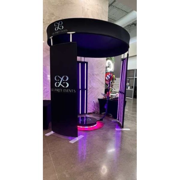 Green Screen Inflatable 360 Booth Enclosure With Led Lights