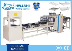 China Full Automatic Wire Dropping Hopper , Mesh Welding Machine for Kitchen Wire Basket on sale
