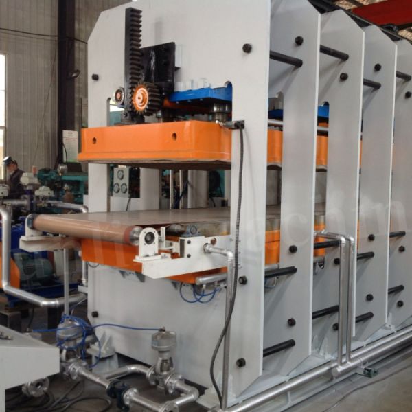 Electrical Heating Hydraulic Rubber Vulcanizing Press Machine 2 Working Layers