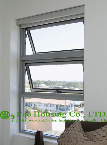 Powder Coating White Color Aluminum Alloy Awning window for Villas