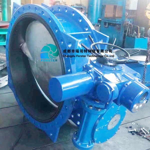 Electric Remote Control Automatic Butterfly Valve For Hydropower Plant