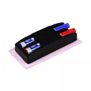 Cheap Custom Plastic Magnetic Whiteboard Erasers With Pen Holder for sale