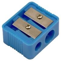 Colored Art Stationery Alumimium Steel Blade Manual Pencil Sharpeners Office Stationery