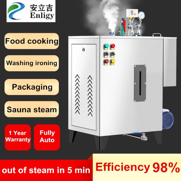 Industrial Electric Heating Steam Boiler 18kw 7bar Stainless Steel