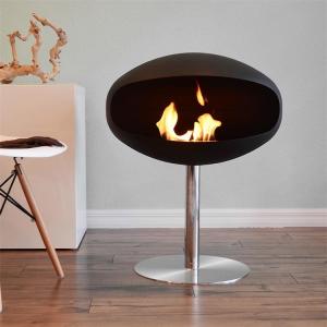 China Freestanding Indoor Heater Carbon Steel Smoke Free Ethanol Stove Fireplace on sale