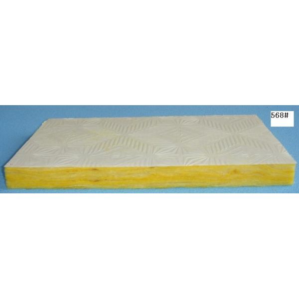 Lightweight Soundproof Glass Wool Ceiling Tiles , Acoustical Ceiling Panels