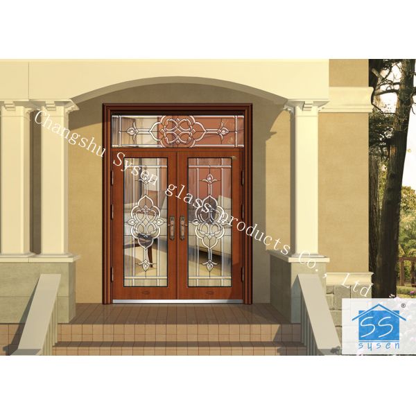 Door Decorative Panel Glass 033 Type 8-25mm Thickness Sound Insulation