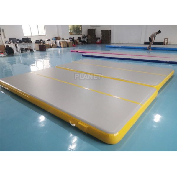 Double Triple Stitching 4x2x0.2m Inflatable Air Tumble Track