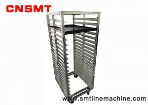 Cheap CNSMT-SP0201 Trolley PCB ESD Stainless Steel Cart With Tray for sale