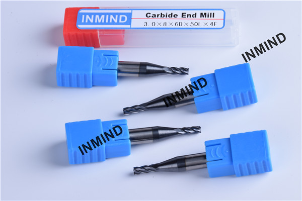 3*8*6D*50L*4F , 6mm shank , AlTiN Coating Square End Mill , 4 Flute , carbide tools , Strong Shank
