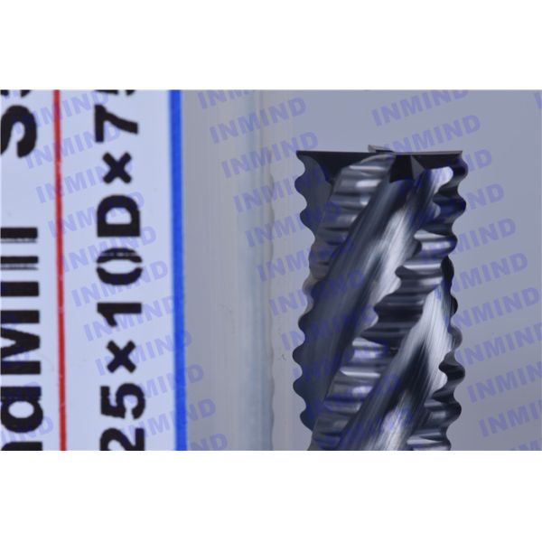 HRC55 4 Flute Carbide Roughing End Mills with AlTiN / NANO Coating