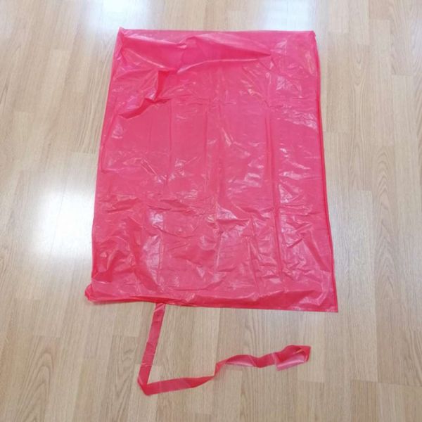 PVA Hot Water Soluble Laundry Bags / Dissolvable Plastic Washing Bags For Hospital