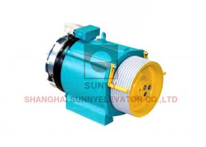 China Elevator Traction Machine Elevator Spare Parts 240mm Sheave Diameter Blue on sale