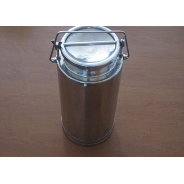 Food Grade Metal Stainless Steel Milk Can For Storing / Transporting Milk