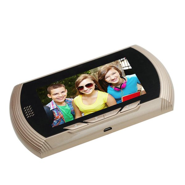 4.3 Digital Door Peephole Viewer Photo Video Camera Recorder Home Security Smart PIR Video Doorbell IR LED Night Vision