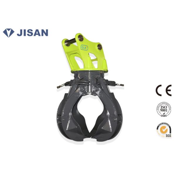 SANY Excavator Rotating Grapple 60-120 Lpm Non Swing Bulk Material Handling