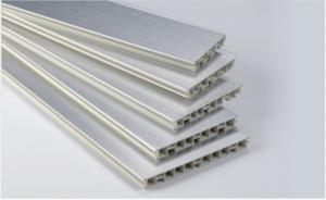 China PVC Skirting Wrapped Waterproof Cladding MDF Skirting Board For Office Building on sale