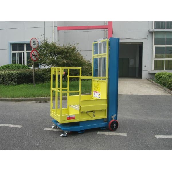 4.3m Semi - Electric Aerial Order Picker For Supermarket Stock Picking