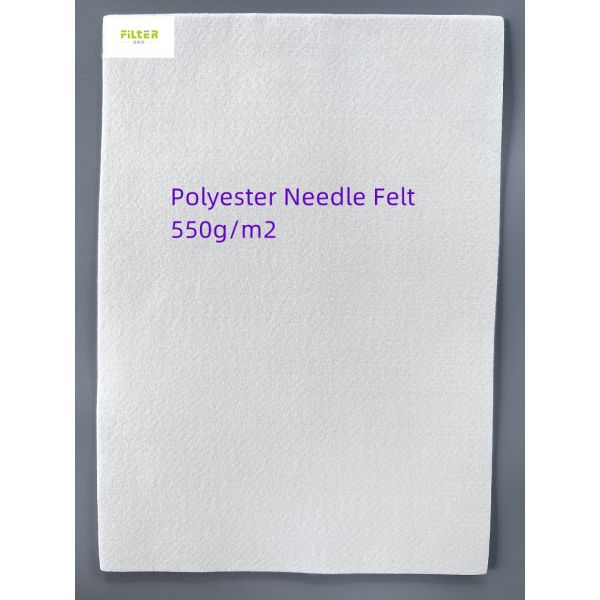 Polyester Needle Felt Filter Cloth Normal Temperature 300 - 550gsm