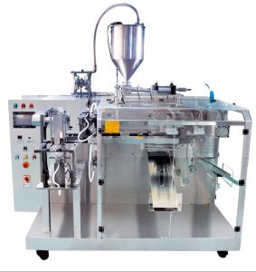 China M Pouch Horizontal Packaging Machine Enzyme Sauce Capsules 220V/380V on sale
