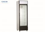 Commercial 180L Upright Display Refrigerator With Single Door Low-e Glass