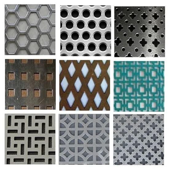 Quality Powder Coated Perforated Punching Copper Grill Metal Mesh Screen Grid Sheet Price wholesale