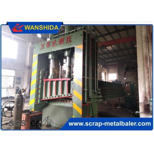 630ton 7000mm chamber length Hydraulic Gantry Shear for Industrial Scrap Cutting with PLC Automatic Control