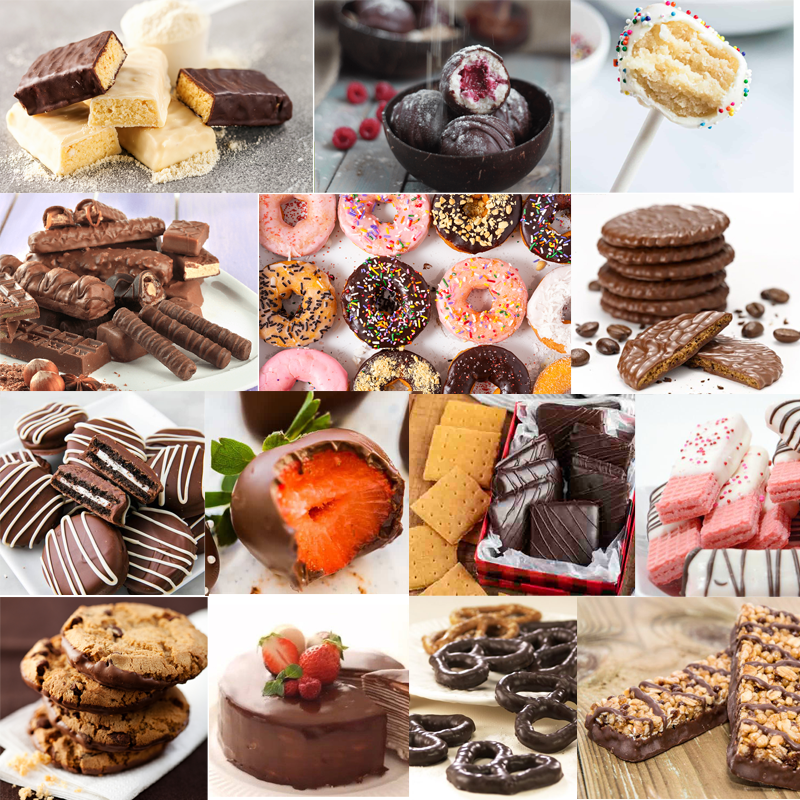 Hot selling enrober chocolate machine 