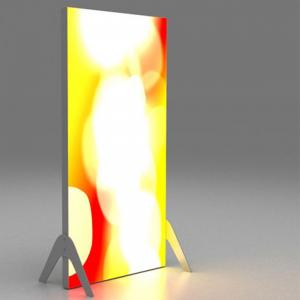 Cheap RK3288 Floor Standing Digital Signage Advertising Display Kiosk Slim Fabric Lightbox for sale
