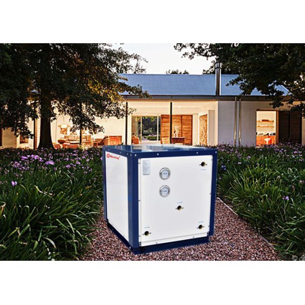 Small Integrated Water - Ground Source Heat Pump Water Heater , Floor Heating Heat Pump Heat Storage Water Source