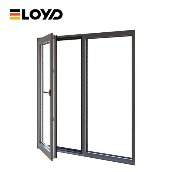 Triple Glazed Awning Aluminium Tilt And Turn Window Replacement