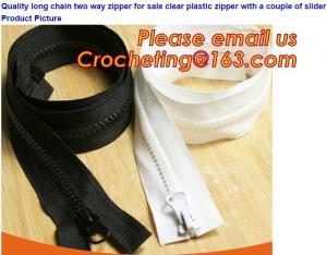 China PVC zipper used for bags ,garment waterproof zipper plastic zipper, Garment Accessories high quality Plastic Zipper on sale