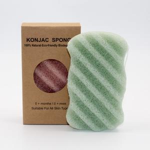 Cheap OEM ODM Konjac Bamboo Body Sponge Soft Exfoliating Body Wash Sponge for sale