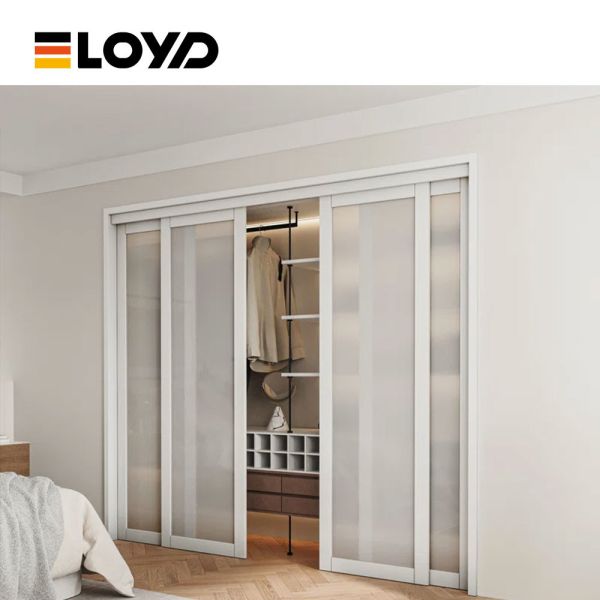 Waterproof Tempered Glass Sliding Door Aluminum Outside 70 X 80 For Patio