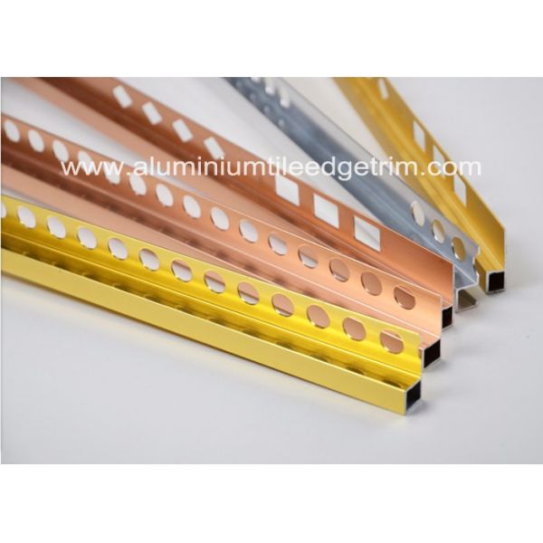 10mm Polished Listello Tile Trim Contour Box Aluminium Square Edge For Listello Border