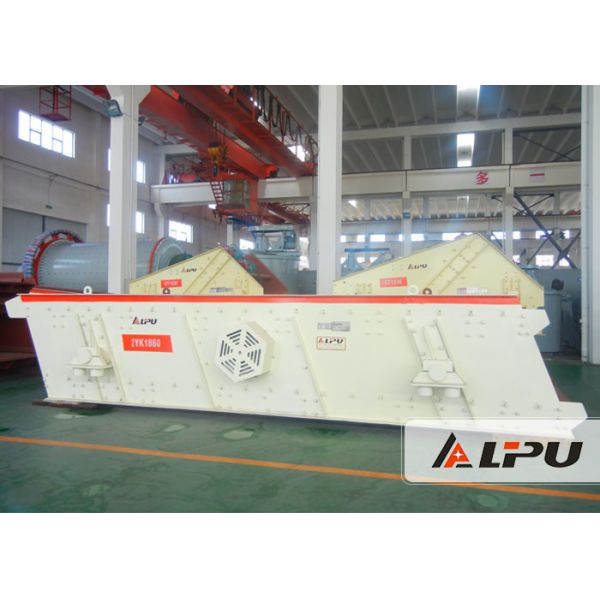 Industrial High Frequency Circular Vibrating Screen Machine , Sand Screening Equipment