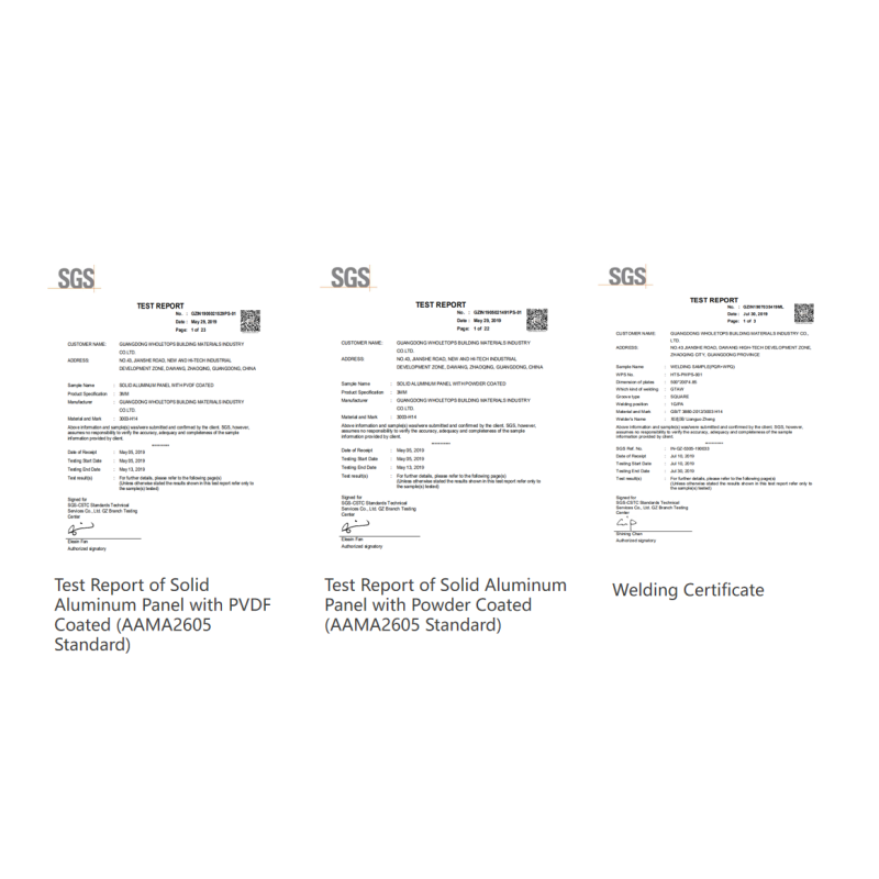 PPG Coating 1.5mm-8.0mm Architectural Exterior Wall Panels / aluminium house cladding