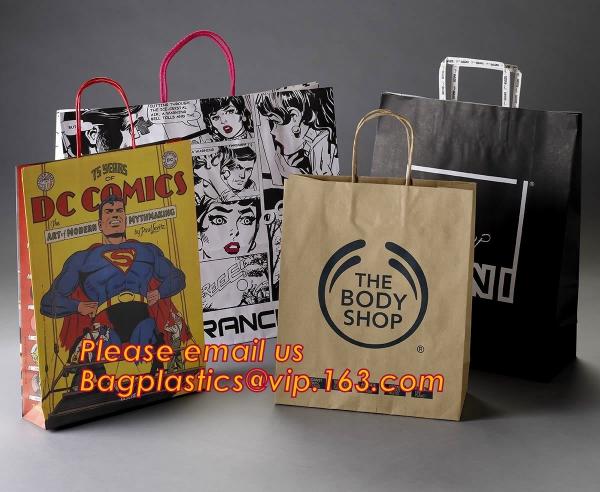 Quality Luxury matte black shopping paper bag with logo UV for clothing packaging wholesale