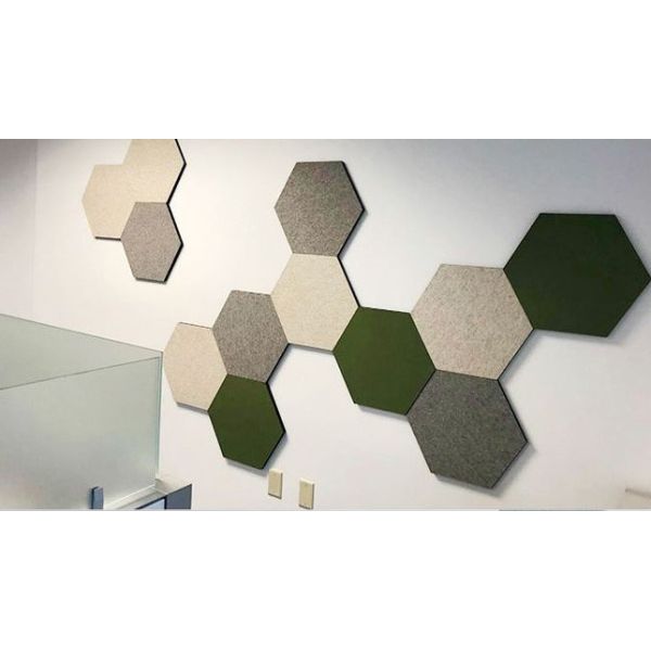 Nontoxic Indoor Polyester Fiber Acoustic Panel Lightweight For KTV