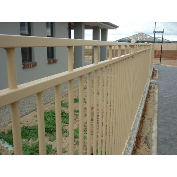 Black Tubular Steel 6 Aluminum Fence Ornamental Residential
