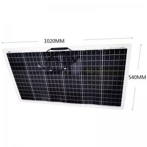 Cheap Flexible Photovoltaic Panel 100 Watt Monocrystalline 18V Flexible Solar Charging Panel for sale